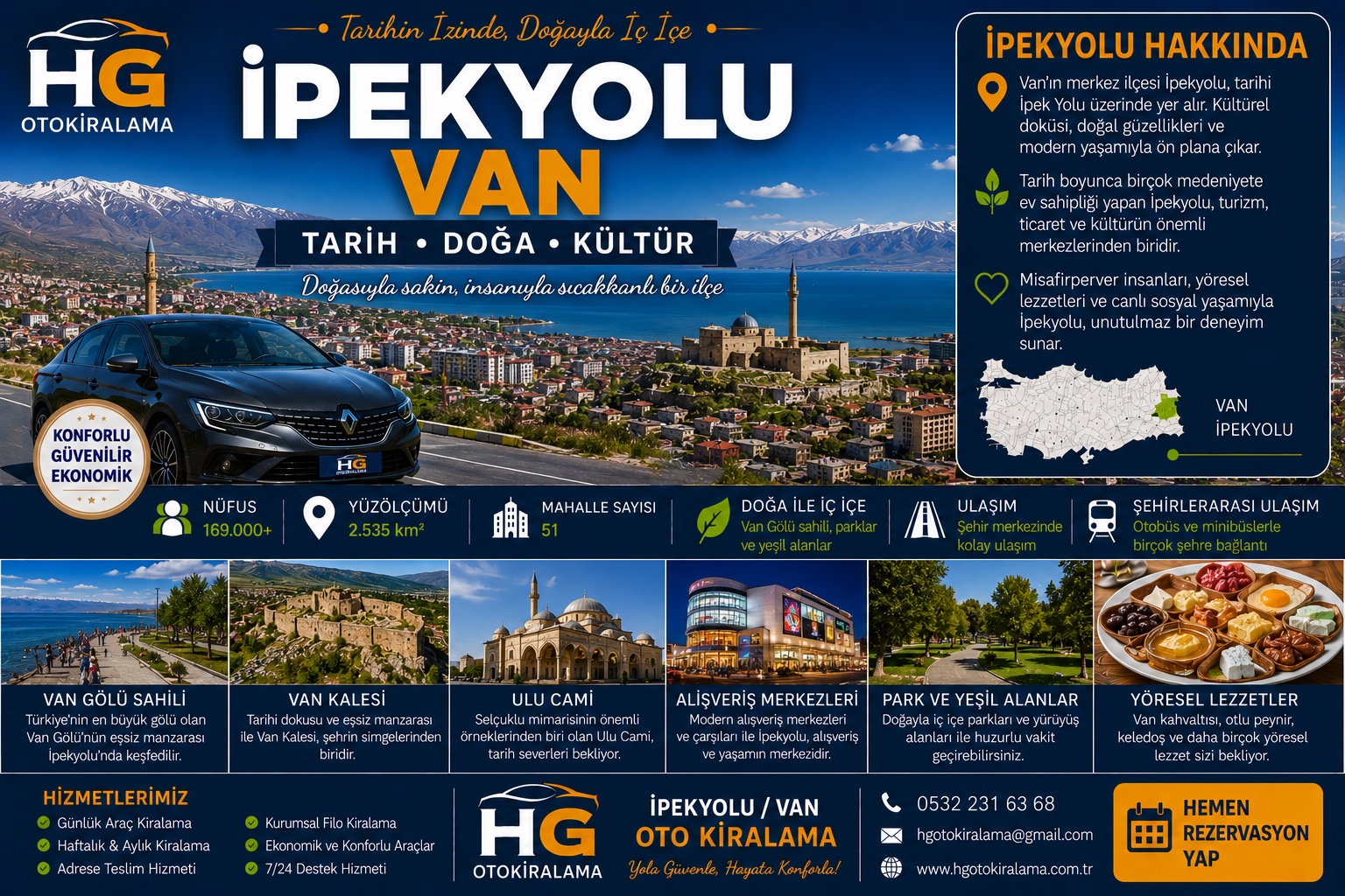 İpekyolu Van araç kiralama | HG Blog