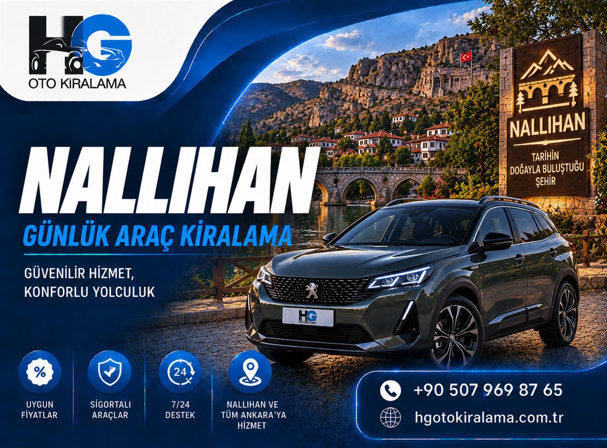 Nallıhan Günlük Araç Kiralama