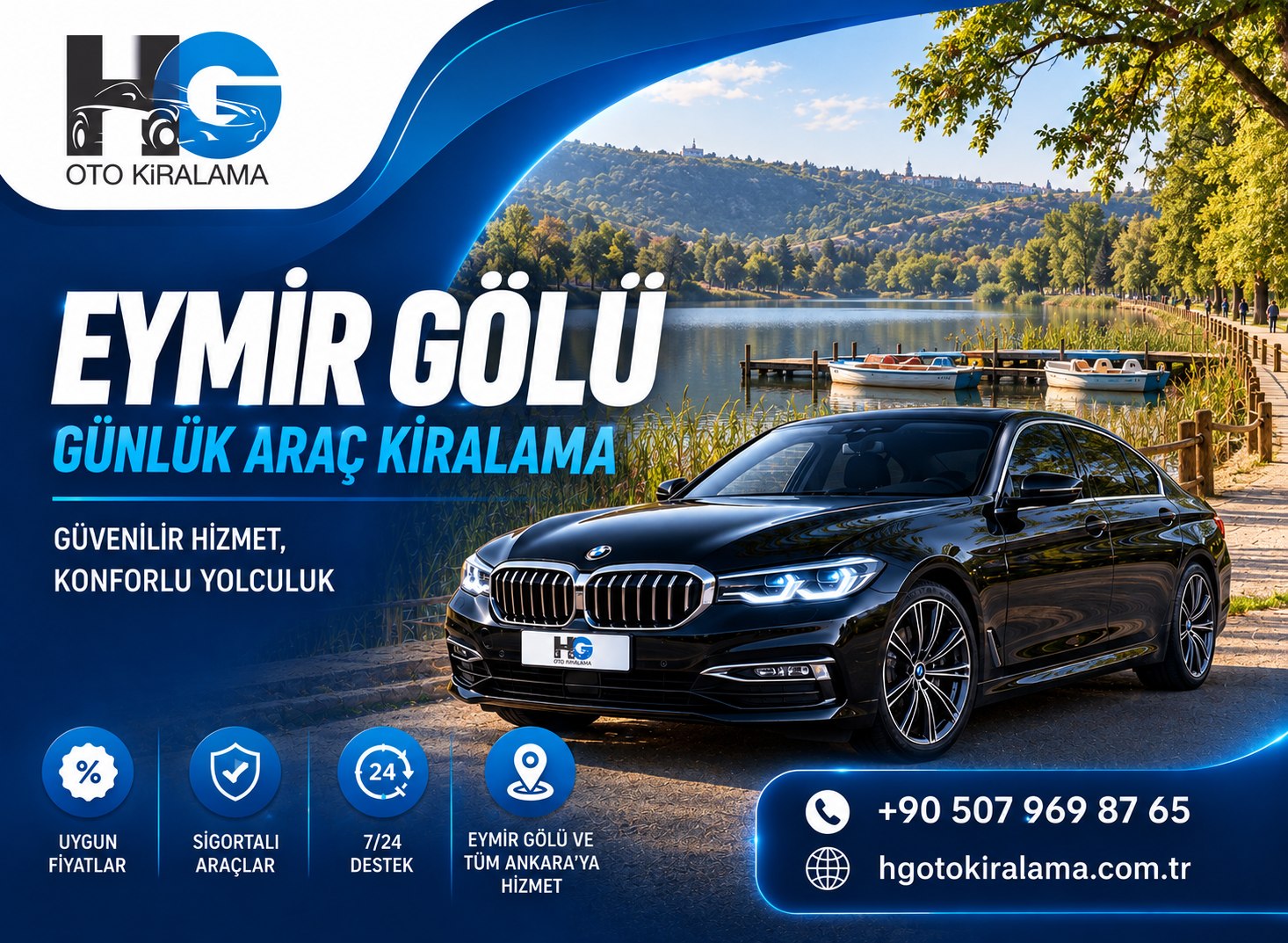 Eymir Gölü Araç Kiralama
